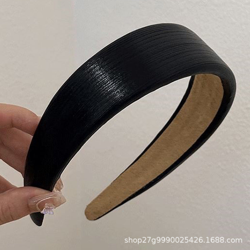 Wholesale metal color widened thickened high Skull top simple headband